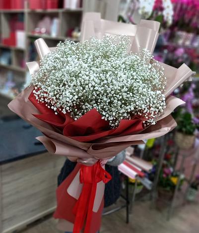Букет цветов из: Гипсофила в Кулотино