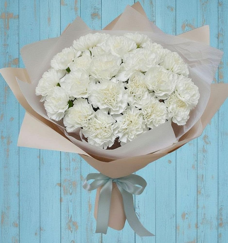 Букет цветов из: Гвоздики в Кулотино