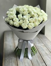 Букет 35 Белых роз в Кулотино