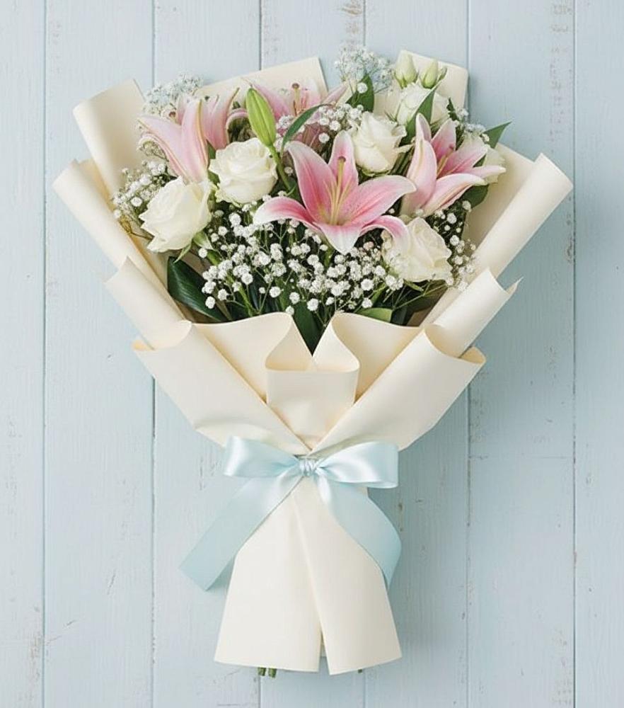 Букет цветов из: Лилии в Кулотино