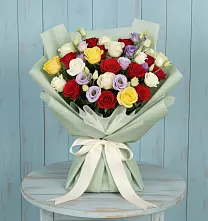 Букет цветов из:  Розы #REPLACE_PRED# Кулотино