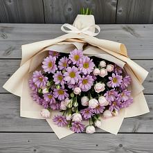 Букет цветов из:  Розы и Хризантемы #REPLACE_PRED# Кулотино