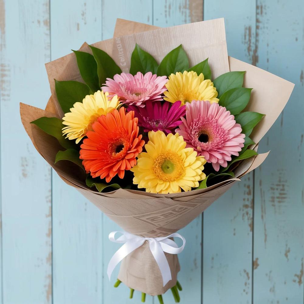 Букет цветов из: Герберы в Кулотино