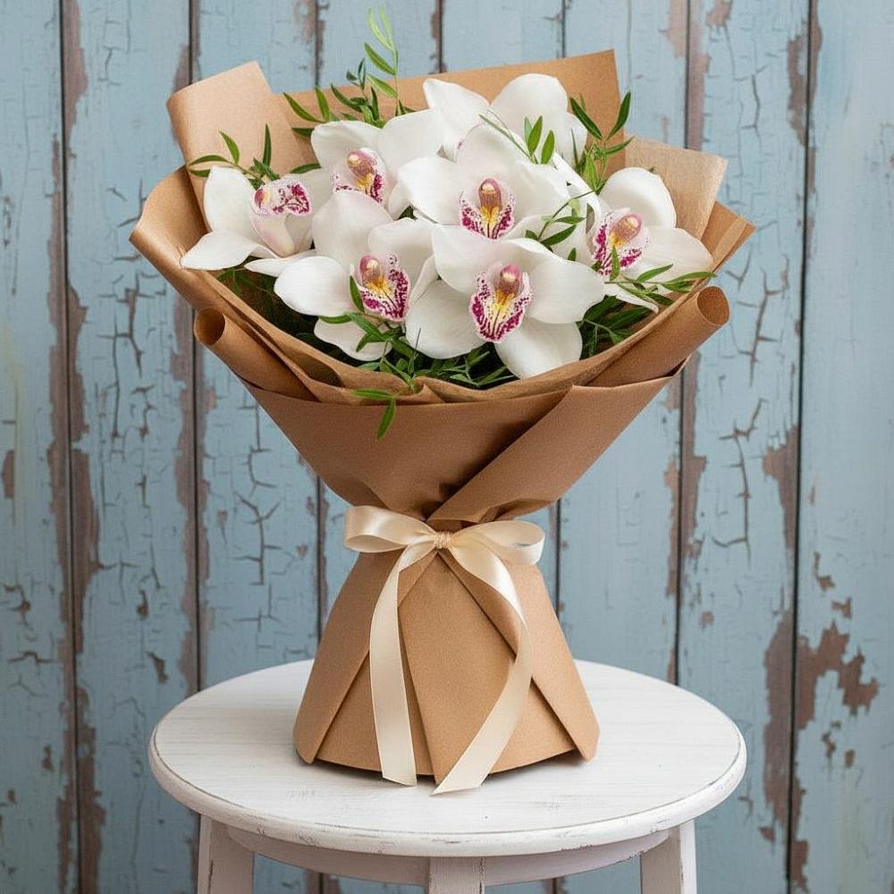 Букет цветов из: Орхидеи и Розы в Кулотино