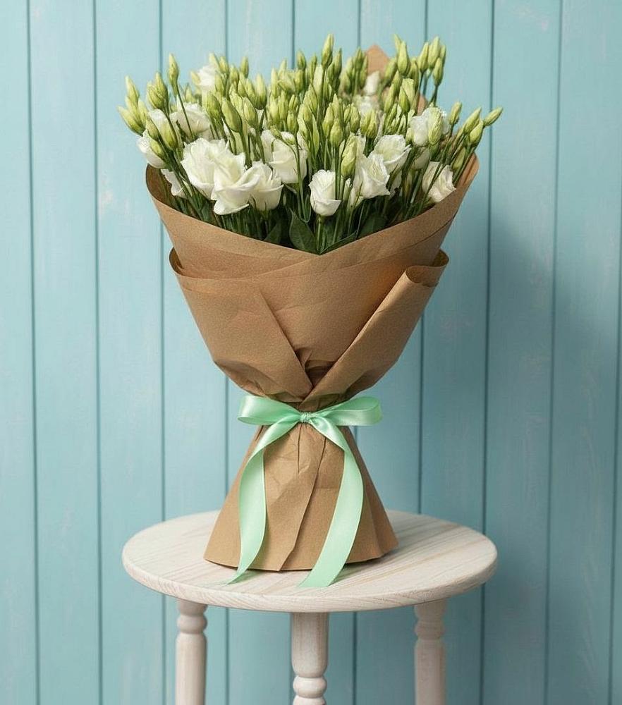 Букет цветов из: Лизиантусы в Кулотино