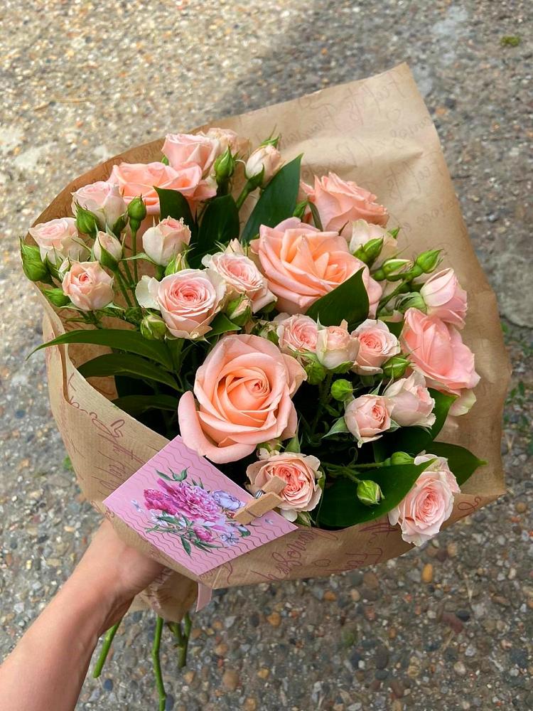 Букет нежное настроение в Кулотино Букет цветов из: Розы в Кулотино