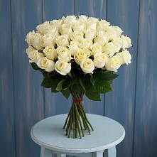 Букет 51 Белая роза Эдлесс Лав #REPLACE_PRED# Кулотино