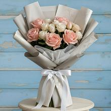 Букет цветов из:  Розы #REPLACE_PRED# Кулотино