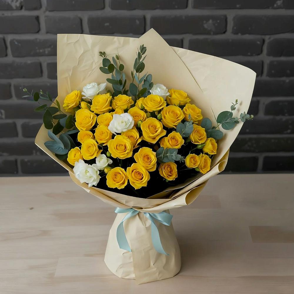 Букет цветов из: Розы в Кулотино