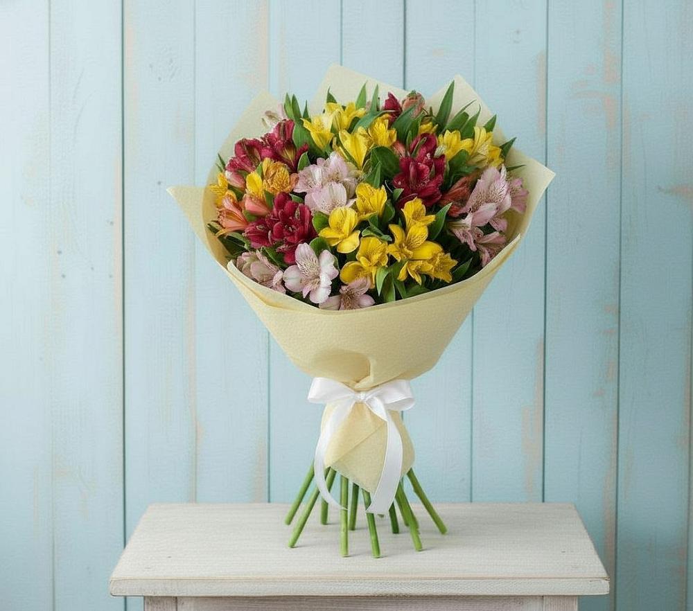 Букет цветов из: Альстромерии в Кулотино