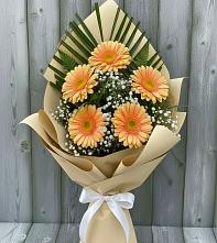 Букет цветов из:  Герберы в Кулотино